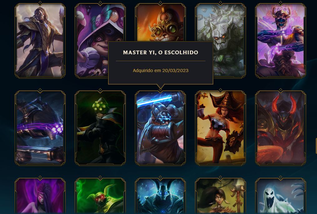 CONTA LOL BR 153 SKINS | LVL 347