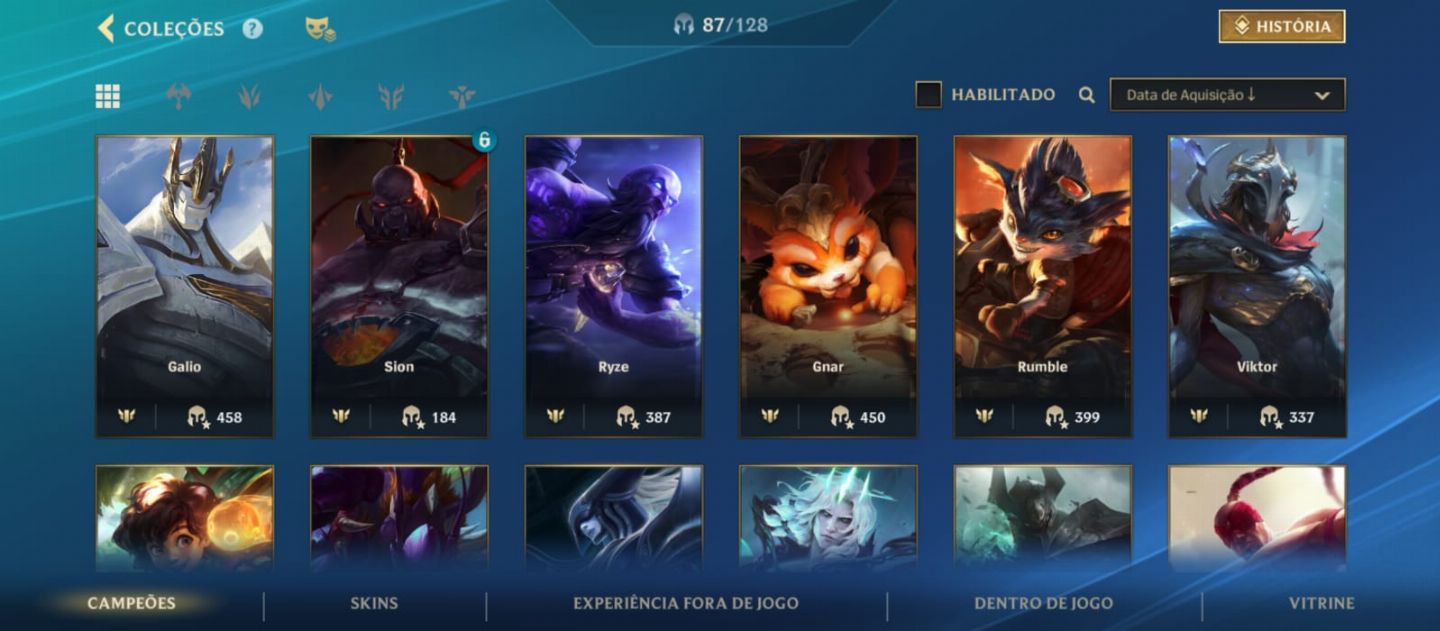 CONTA RIOT( LOL, WILRD RIFT, LOR, TFT) MAIS DE 1K E 500 GASTOS