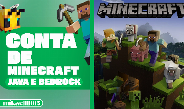 MINECRAFT JAVA E BEDROCK - BARATO E - Minecraft - Contas - GGMAX