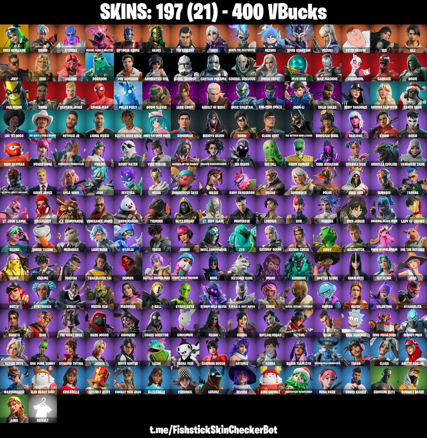 Conta Fortnite com FNCS Renegade | Ronin | Kymera |Mecha Cuddle Mast e 197 Skins