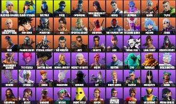 CONTA FORTNITE FA 113 SKINS | LARA CROFT | SPIDERMAN | SPIDERGWEN | HARLEY QUEEN
