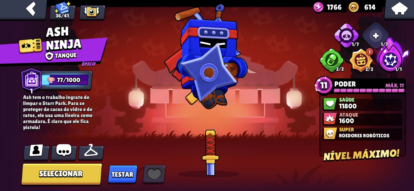 CONTA RARA DE BRAWL STARS, 4 RANK 35, PRESTIGIO 3, MESTRES 2024