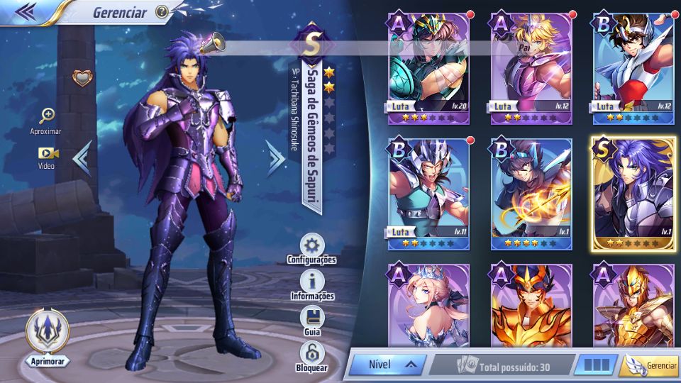 CONTAS REROLL !!! SERVIDOR NOVO (151)- Saint Seiya Awakening