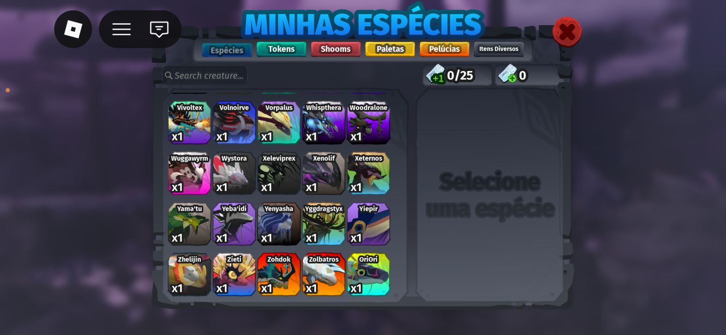 Varias criaturas do creatures of sonaria! Varias especies e custo beneficio