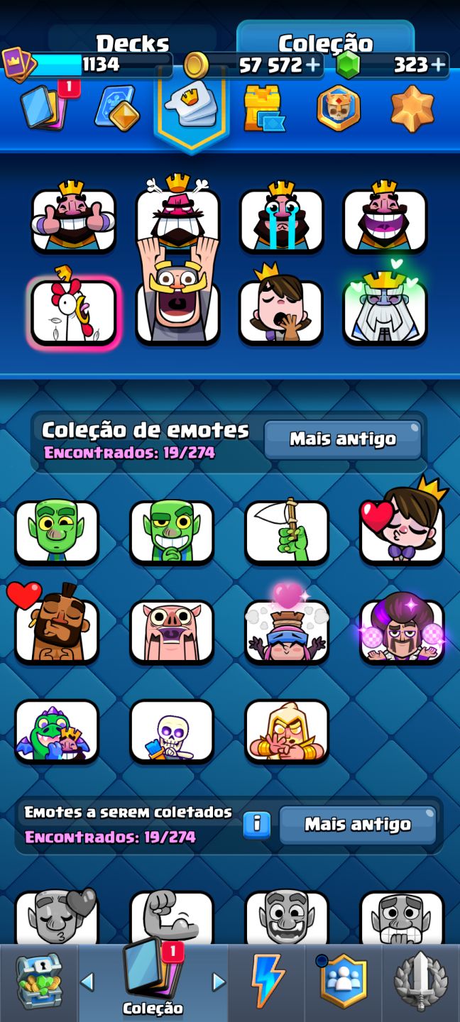 Conta de Clash Royale com torre do rei nível 12