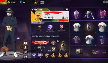Conta Veterana Freefire Cheia De Itens Raros!