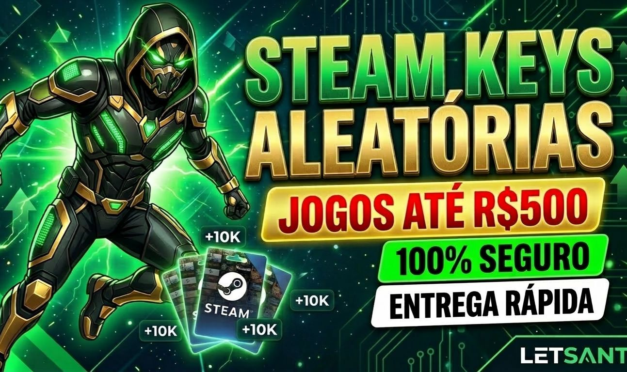 Steam Keys Aleatórias | Platina | Diamante | Rubi | Black - ENTREGA RÁPIDA