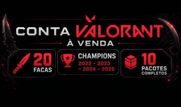 VALORANT 102 SKINS DE LOJA 9 PACOTE + 20 FACAS+ CHAMPIONS 2022-23-24-25