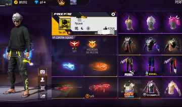 Free Fire com incubadora Lua Sangrenta