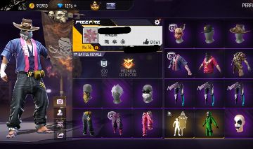 CONTA FREE FIRE GEMADA COM PRIMEIRO, SEGUNDO E SETIMO PASSE, PUNHO, BANDEIRAO