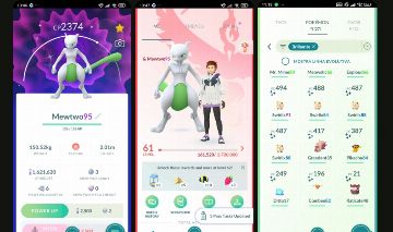 LVL 61 | 27 SHINY + Mewtwo shiny | PIK EVENTO Shiny | 1.6M STARDUST | F061