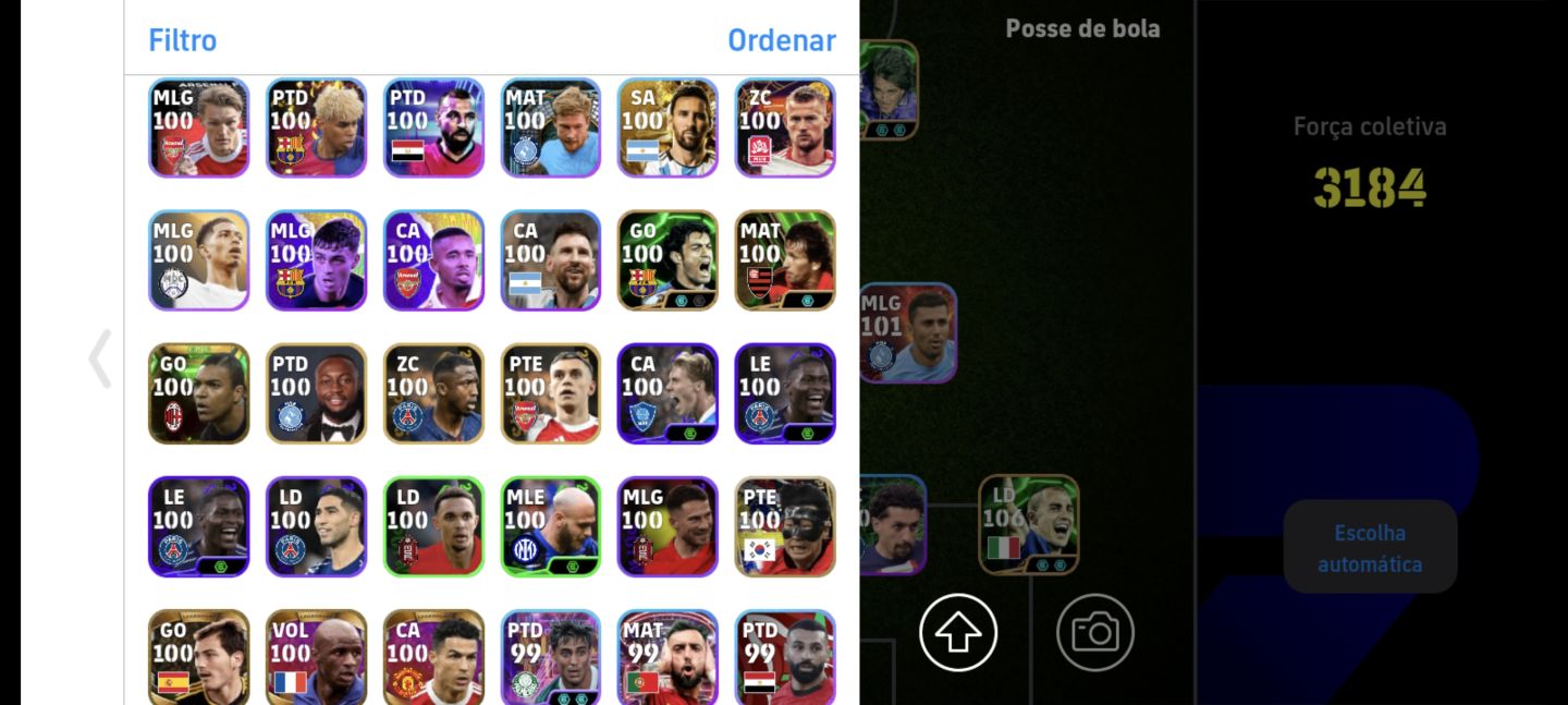 CONTA EFOOTBALL RARA MOBILE À VENDA NA GGMAX BARCELONA FC FORÇA COLETIVA 3187