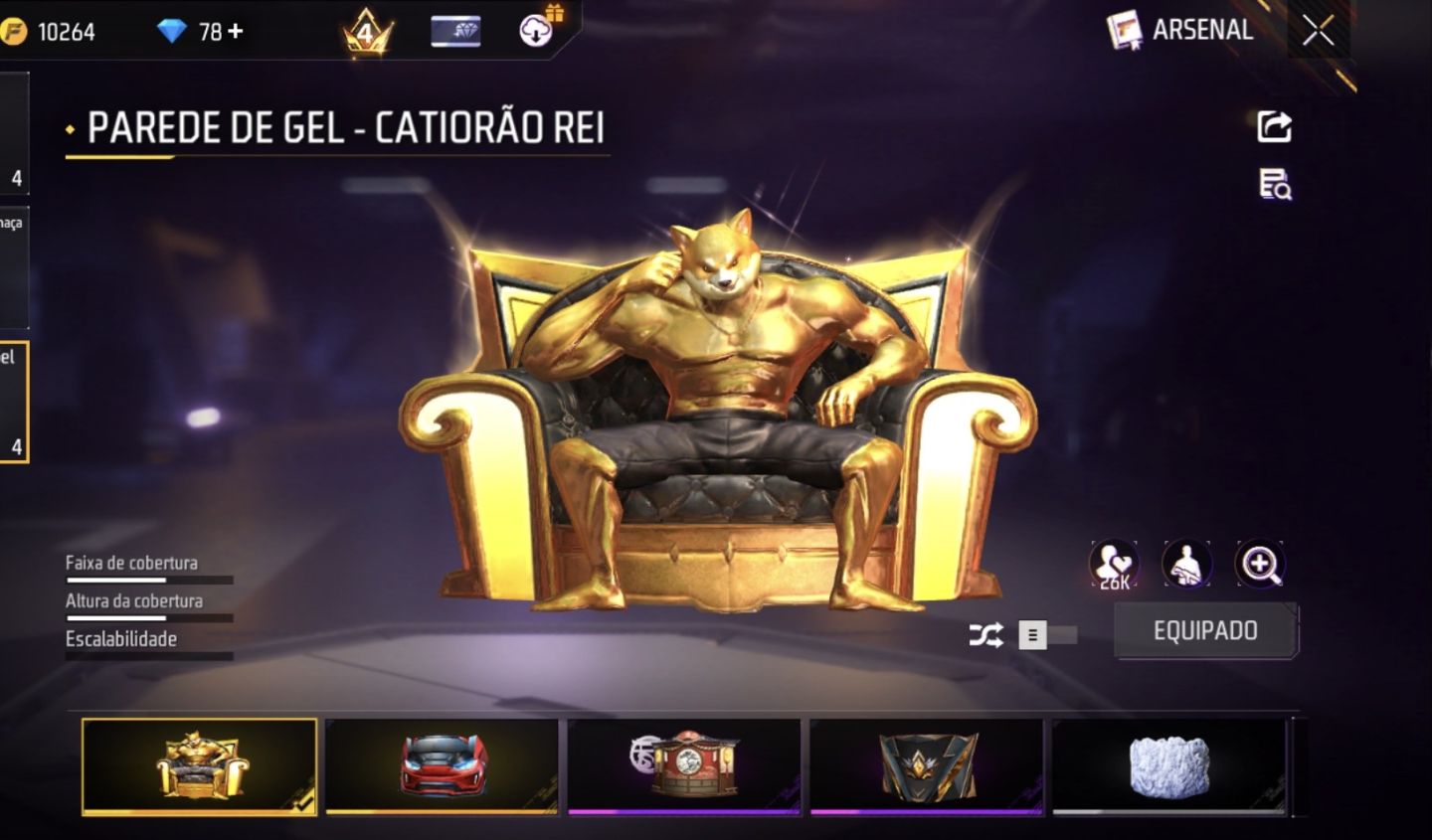 CONTA BÁSICA GEMADA - PRIME 4 LEVEL 43