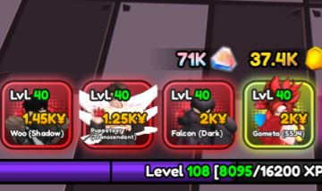 ANIME SQUADRON END GAME + TAG CONTENT CREATOR ! 6 Superior + 1.1K de RR