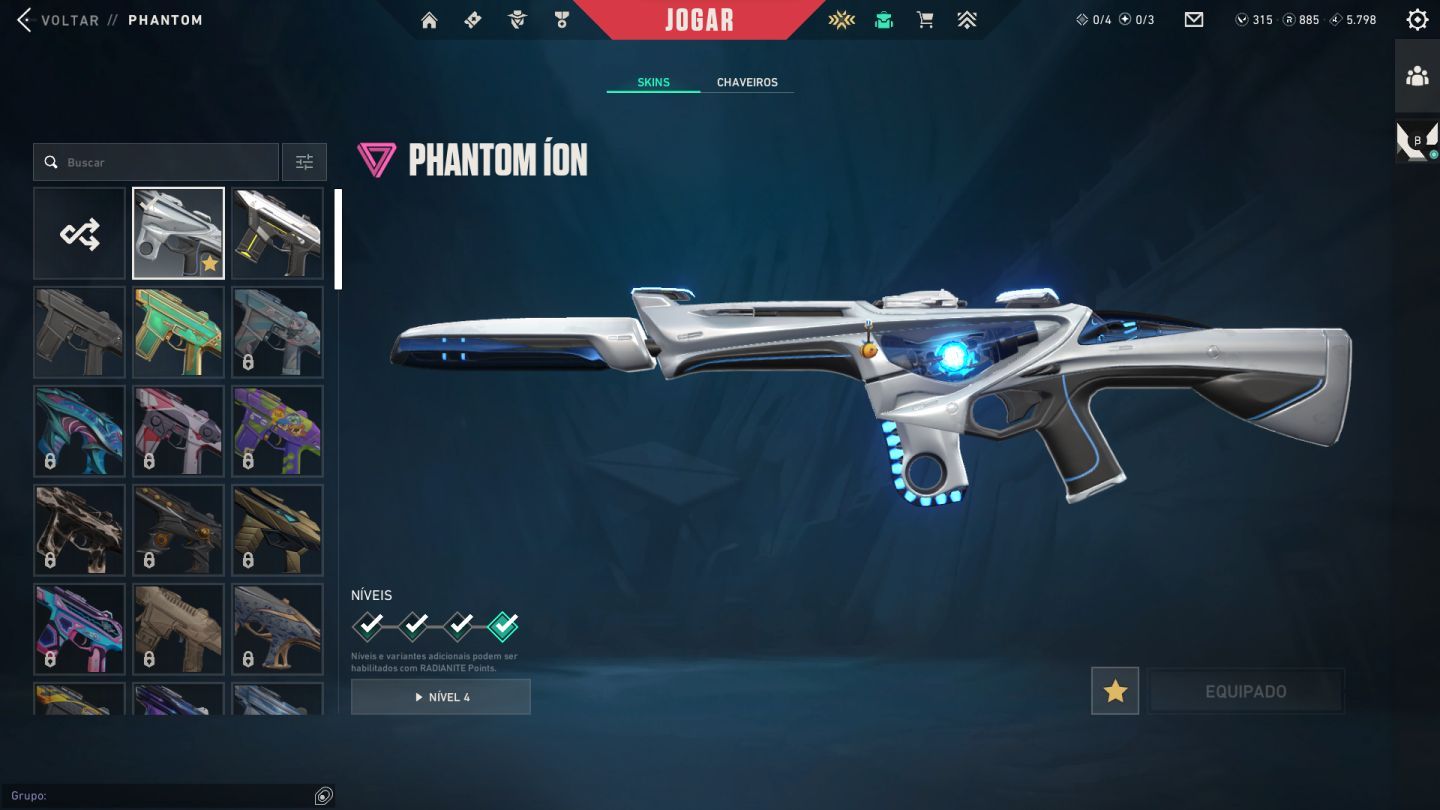 CONTA EX RADIANTE COM MUITAS SKINS E CARD DO BETA