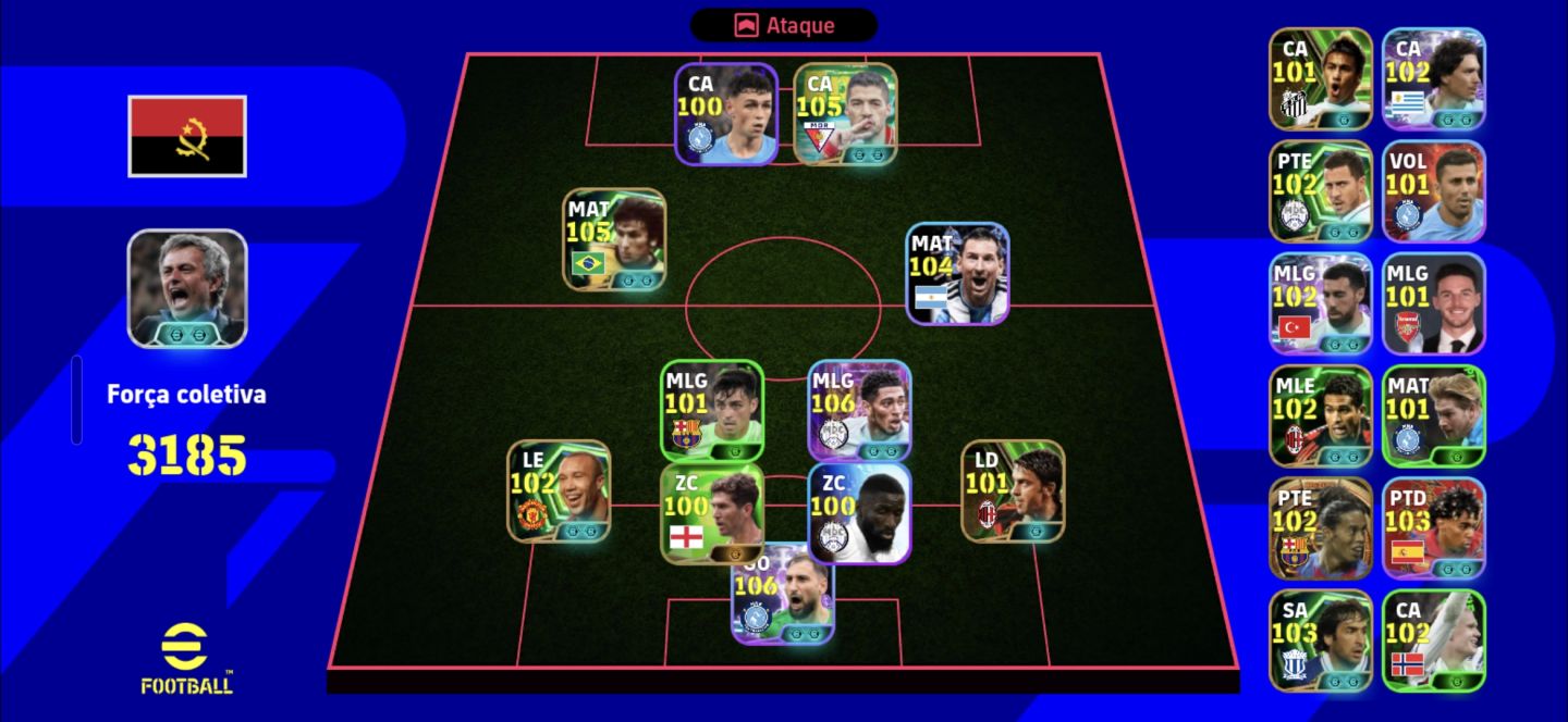 CONTA BRABA DE eFootball! Elenco forte, jogadores insanos e pronta pra jogar!