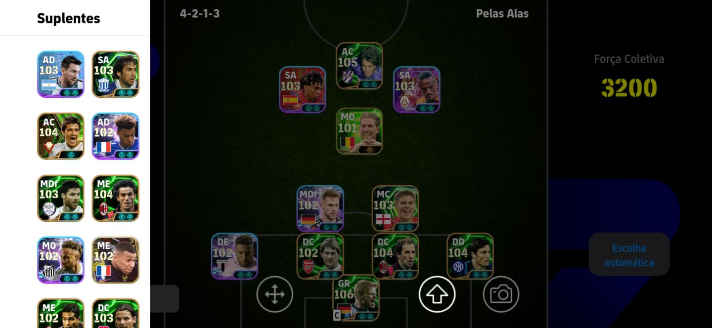 Conta eFootball pra começar bem