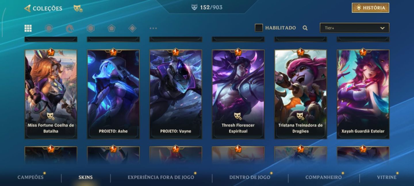 Conta de Wild Rift