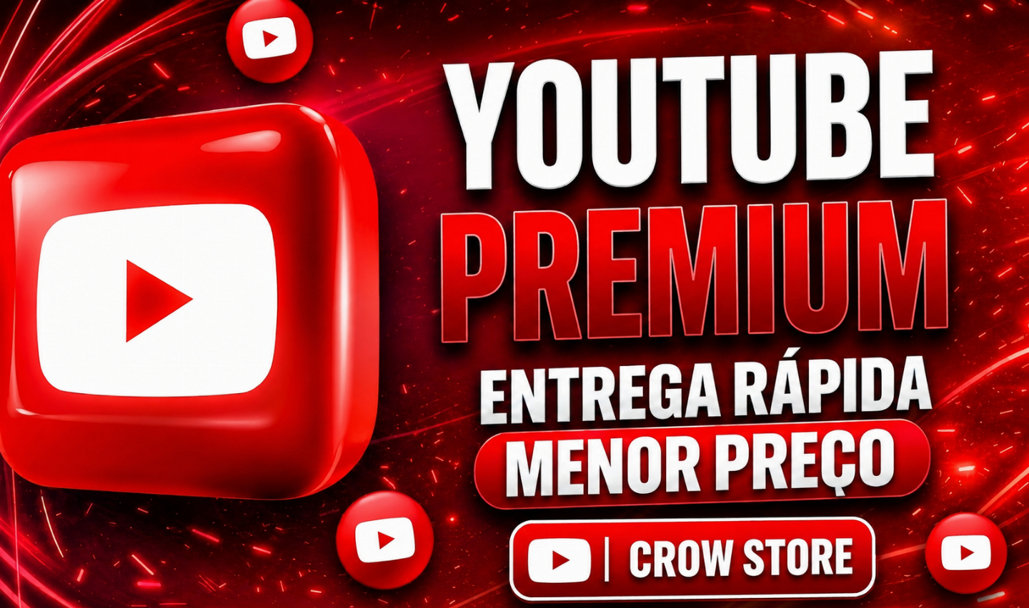 [MENOR PREÇO] YOUTUBE PREMIUM - PLANO DE 30 DIAS + CONTA PRIVADA!