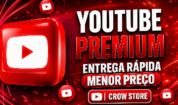 [MENOR PREÇO] YOUTUBE PREMIUM - PLANO DE 30 DIAS + CONTA PRIVADA!