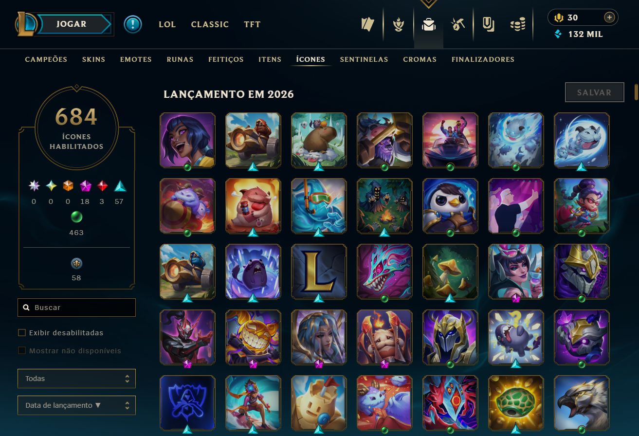 Lv 706 / 2017 / 363 SKINS / quase 2kk swain