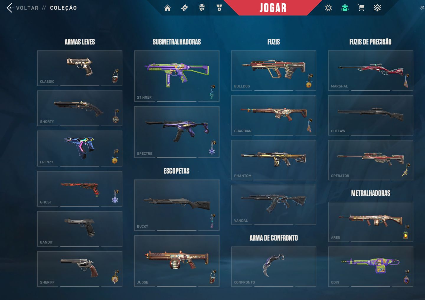 CONTA VALORANT 700 REAIS GASTOS, SKINS DE VANDAL e muito mais, passes tbm!
