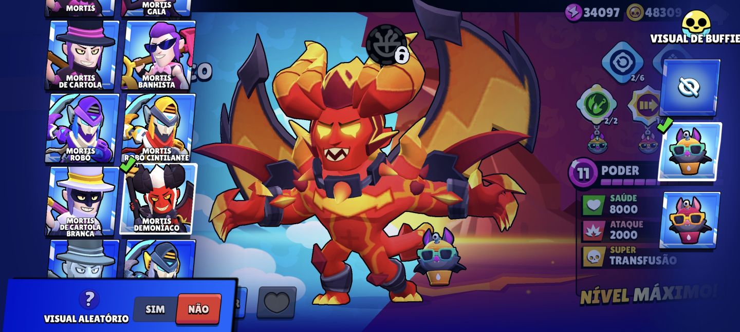 CONTA TOP DE BRAWL STARS COM 80K DE TROFÉUS E FAMA SOLAR
