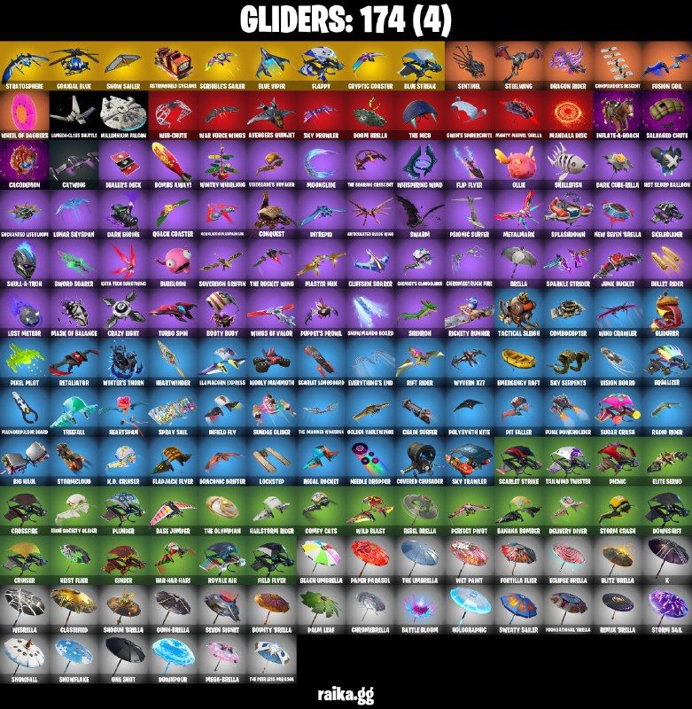 158 Skins - Blue Team Leader, Carbon Commando, Sultura, Rogue Agent, 1100 vbucks