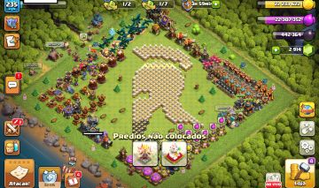 [CV17 Clash of Clans Nível 235 | 6 Construtor | 2.914 Gemas Heróis Máximos 95!