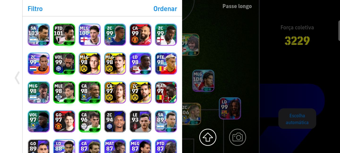 CONTA EFOOTBALL FULL 3230+ COM 7 PAGOS, GEORGE BEST 109,HAZARD 109,ETC