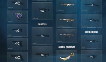 Conta de valorant com karambit sublime e vandal primordium