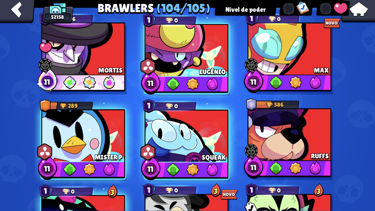Conta de brawl stars 50k+ barata pra sair rápido
