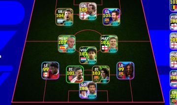 Conta efootball mobile pack do Messi/Harry kane