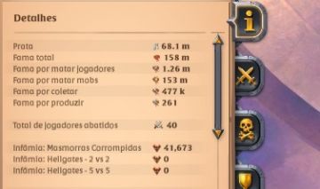Conta Albion 158M de Fama + (Conta Premium !!!) + 1 Mês de Planilha Jovemexp !!!