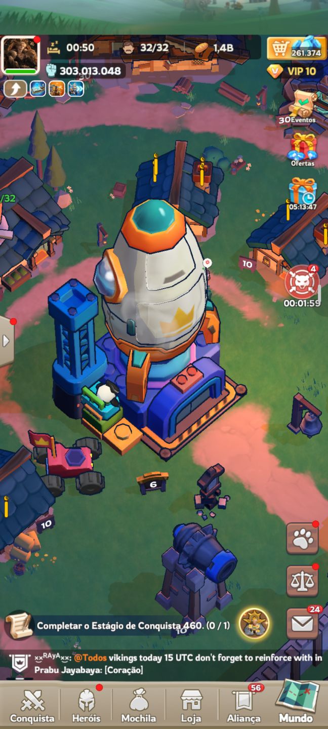 Conta King Shot à Venda - 303M de Poder | VIP 10 |