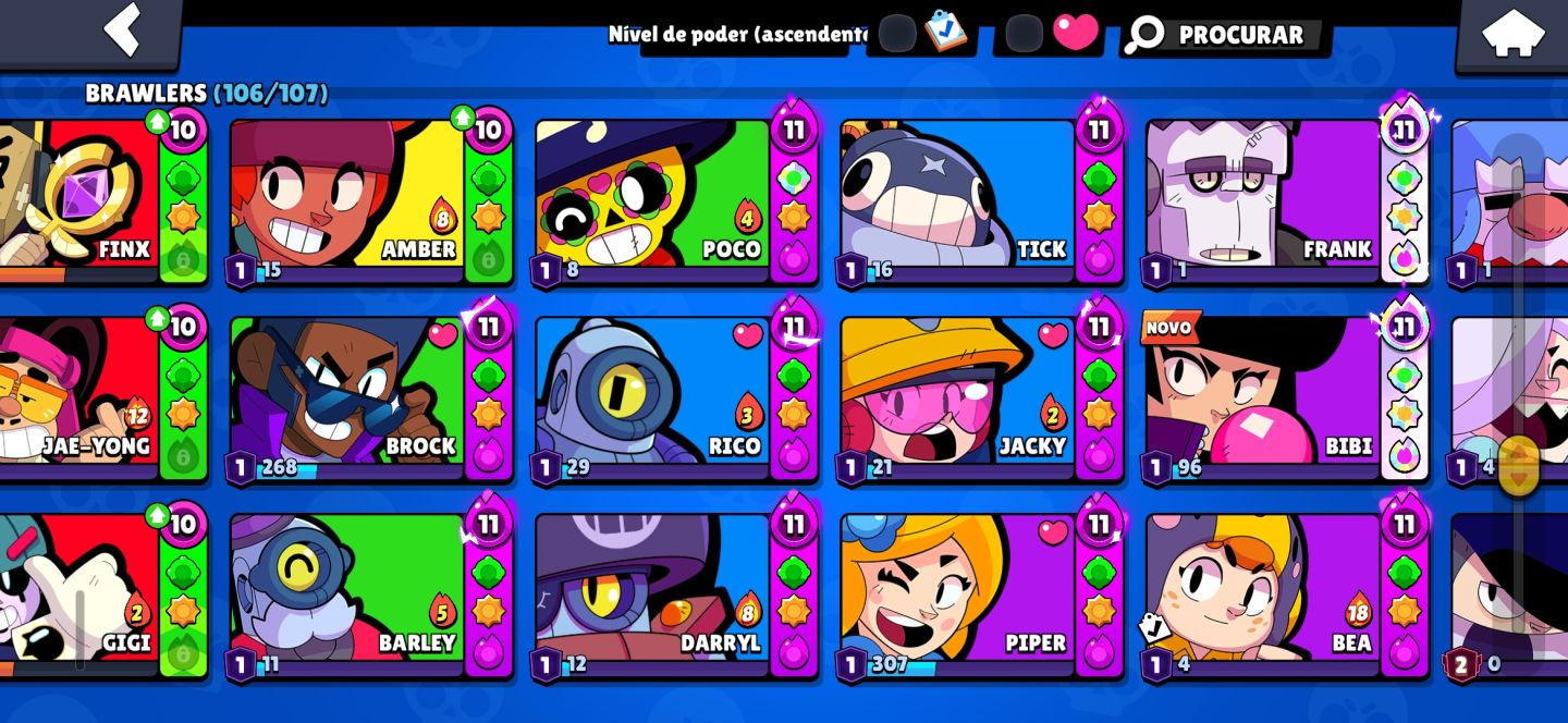 CONTA DE BRAWL STARS MUITO RARA!!!