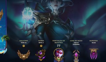 Conta de lol focada em adc ouro 3 na promoção