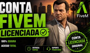 3X NO PRECINHO! CONTAS FIVEM LICENCIADAS!