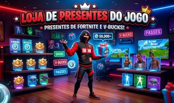 Envio de presentes pela loja do Fortnite! (Necessário adicionar como amigo)