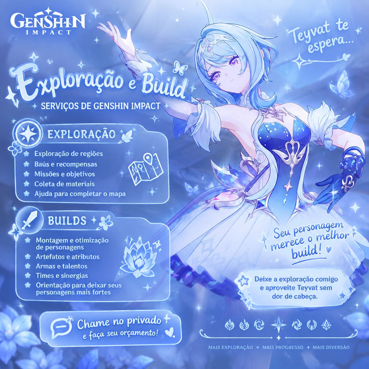 SERVIÇOS GENSHIN EXPLORAÇÃO (PROMOÇÃO TEMPORÁRIA)