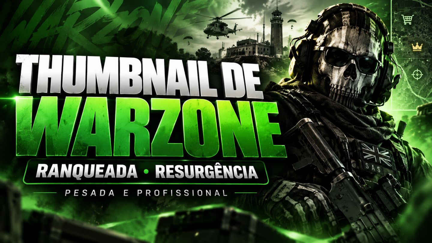 Designer Profissional | Thumbnails, Banners, Logos e Capas Personalizadas | YouT
