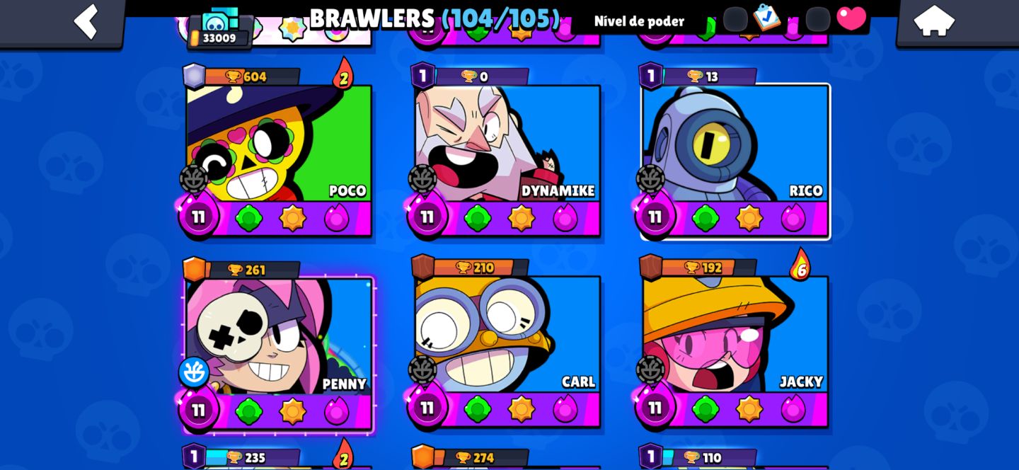 Conta Brawl stars gemada e antiga!!