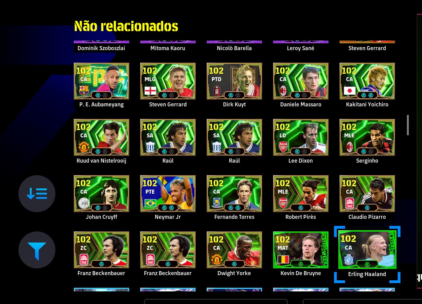 CONTA STEAM eFootball | Buffon 108, Adriano 107, Messi 109, Hazard 109 | Força