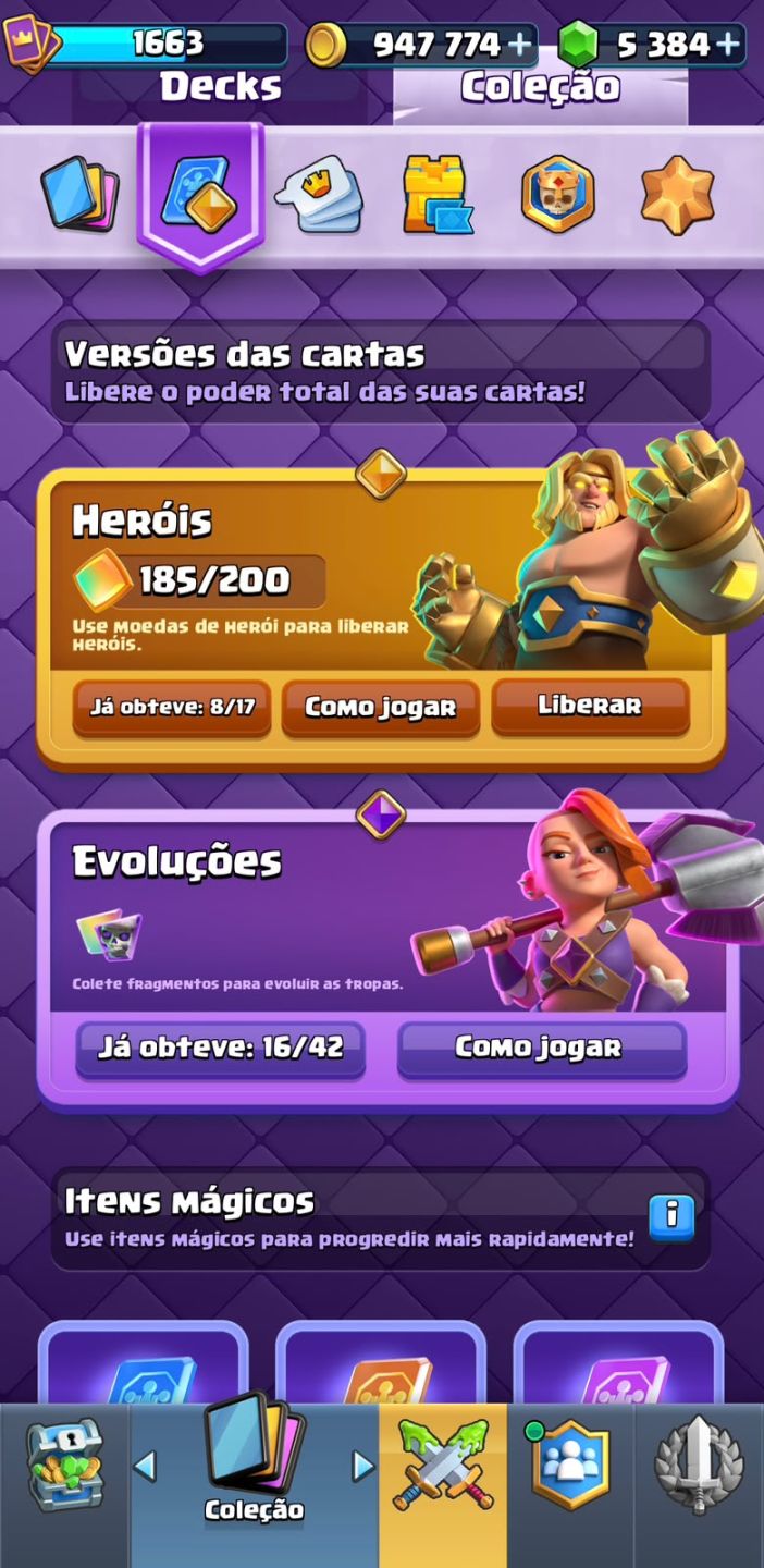 Conta de Clash Royale Com Deck Double Prince FULL