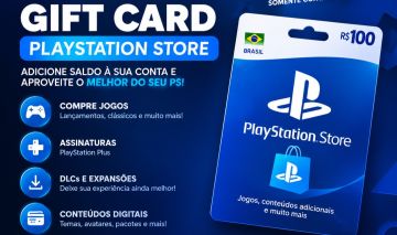 Gift Card PSN PlayStation Store Brasil | Código Digital