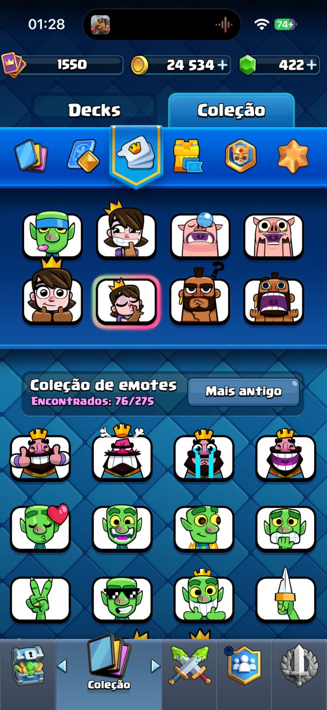 Conta Clash Royale LV16