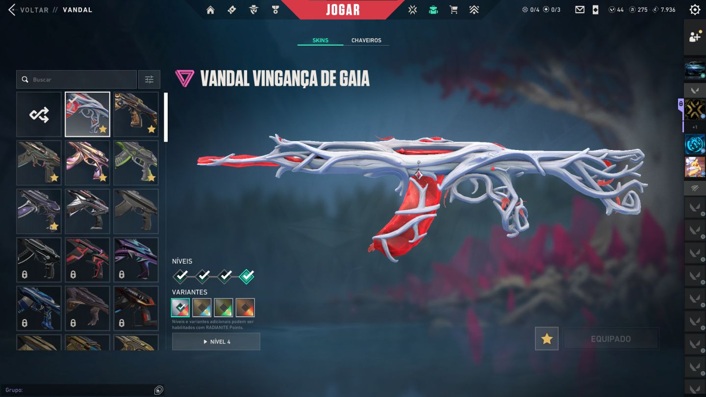 Conta Valorant - gaia, rgx, reconhecimento e muito mais!!!