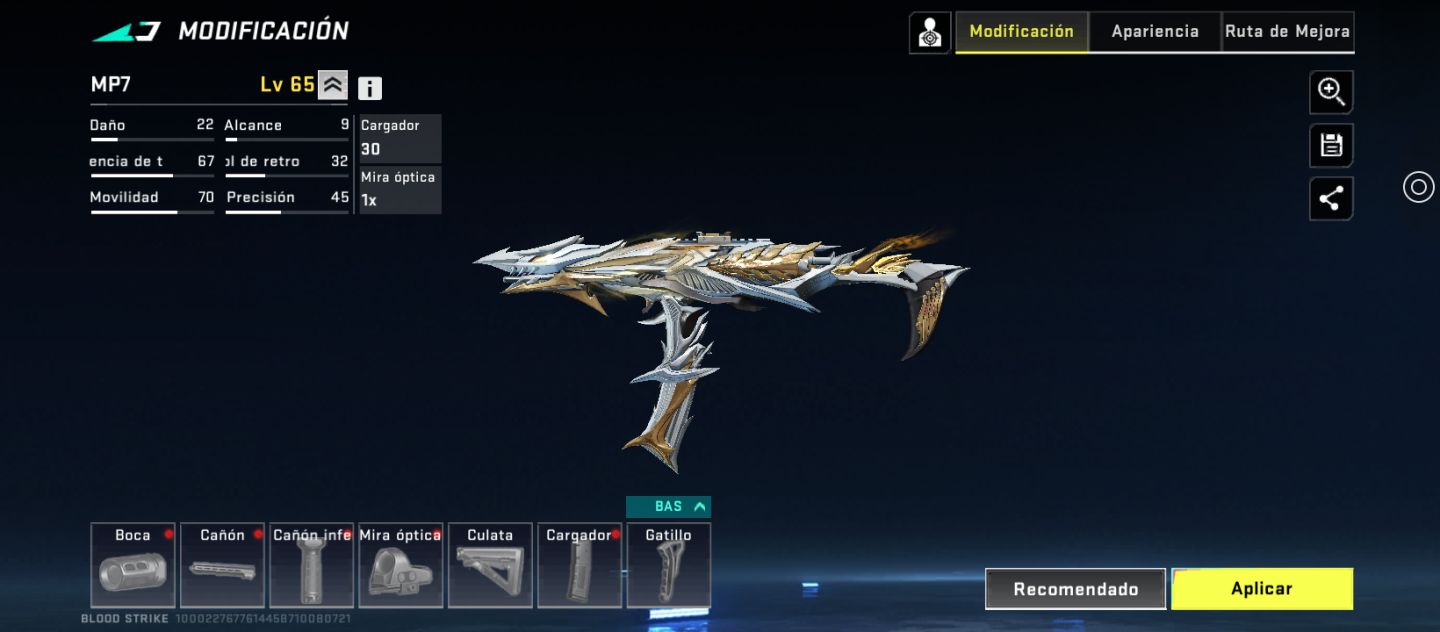 Conta de Blood striker Skin alondra