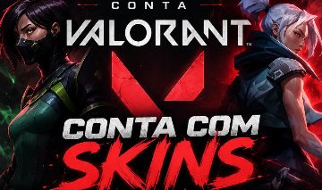 Conta Valorant com faca xenocaçador e skin de vandal