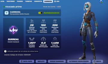 Conta Muito TryHard para jogadores de x1 full aceso com skins e picaretas raras